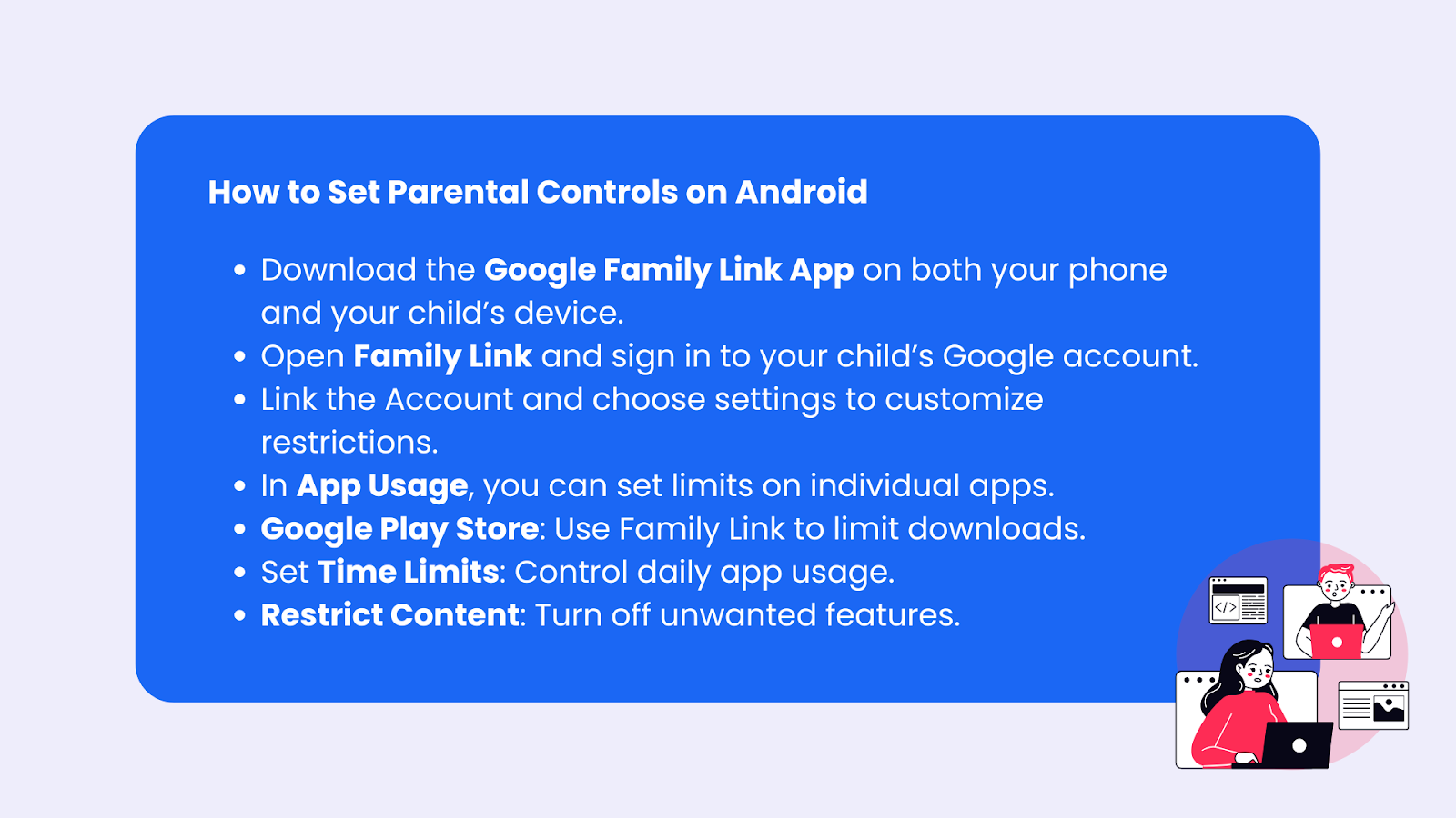 how to put parental controls on android