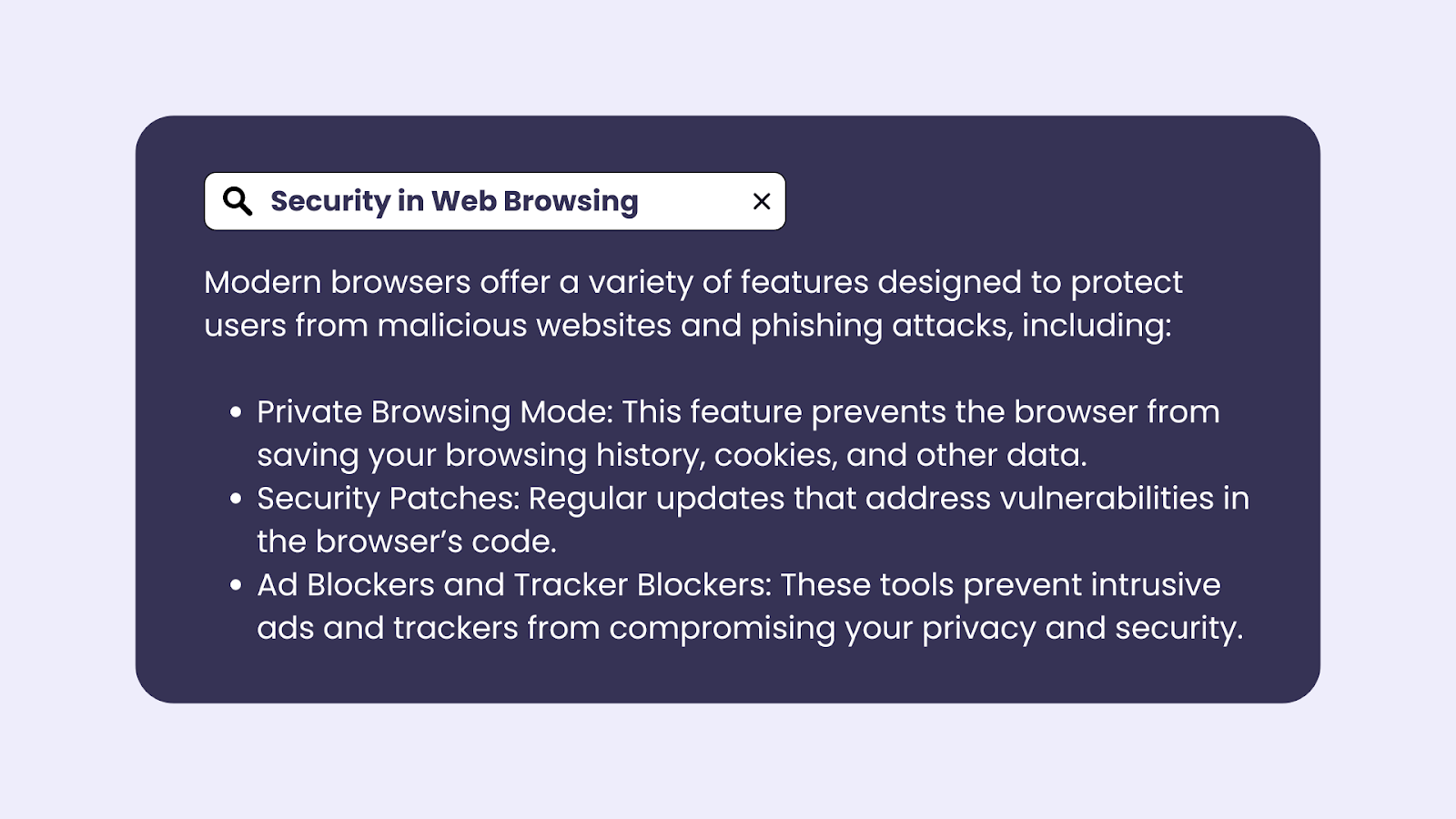 Safety in Modern Browsers