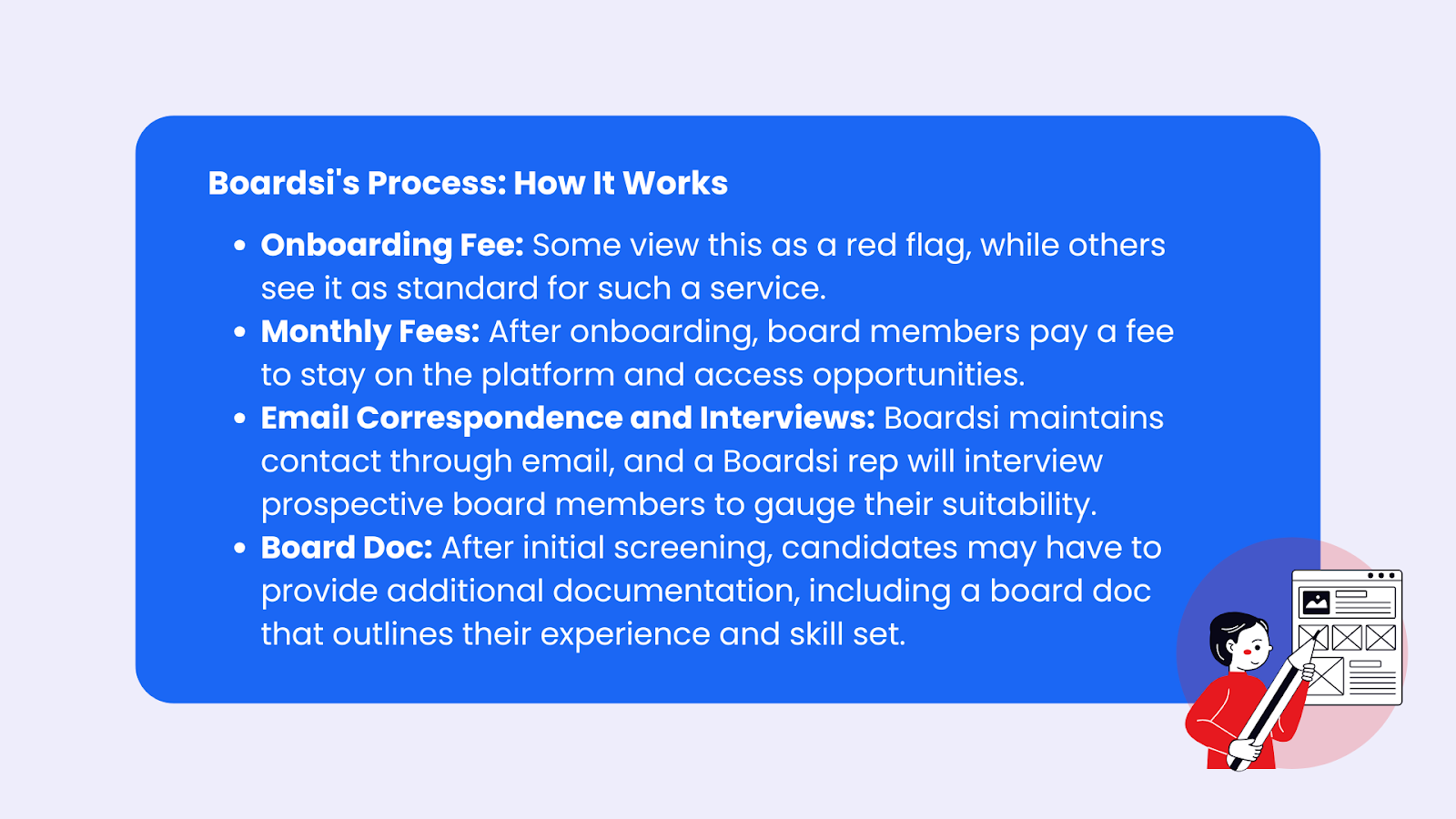 boardsi onboarding fee