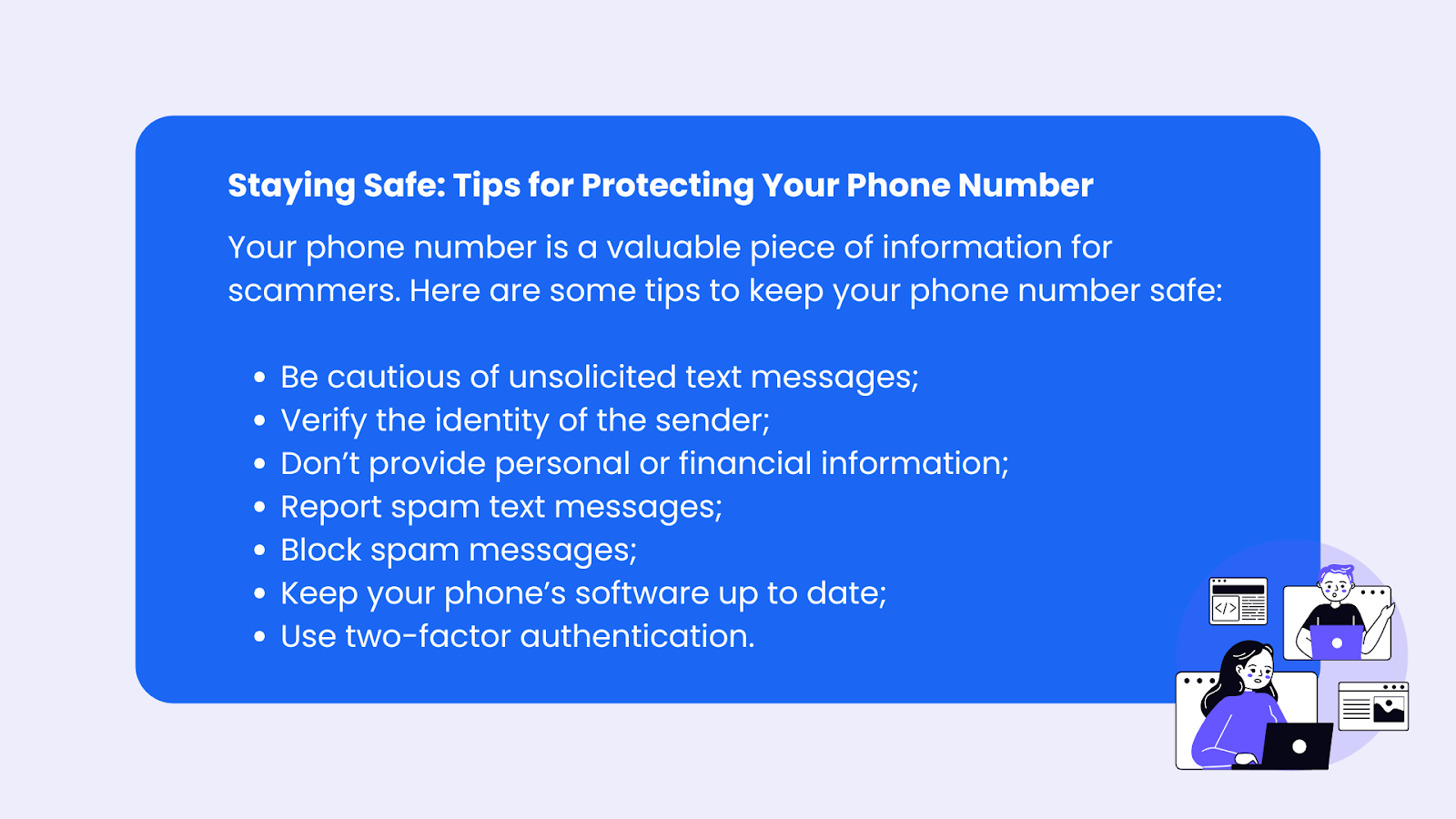 how to report spam text messages
