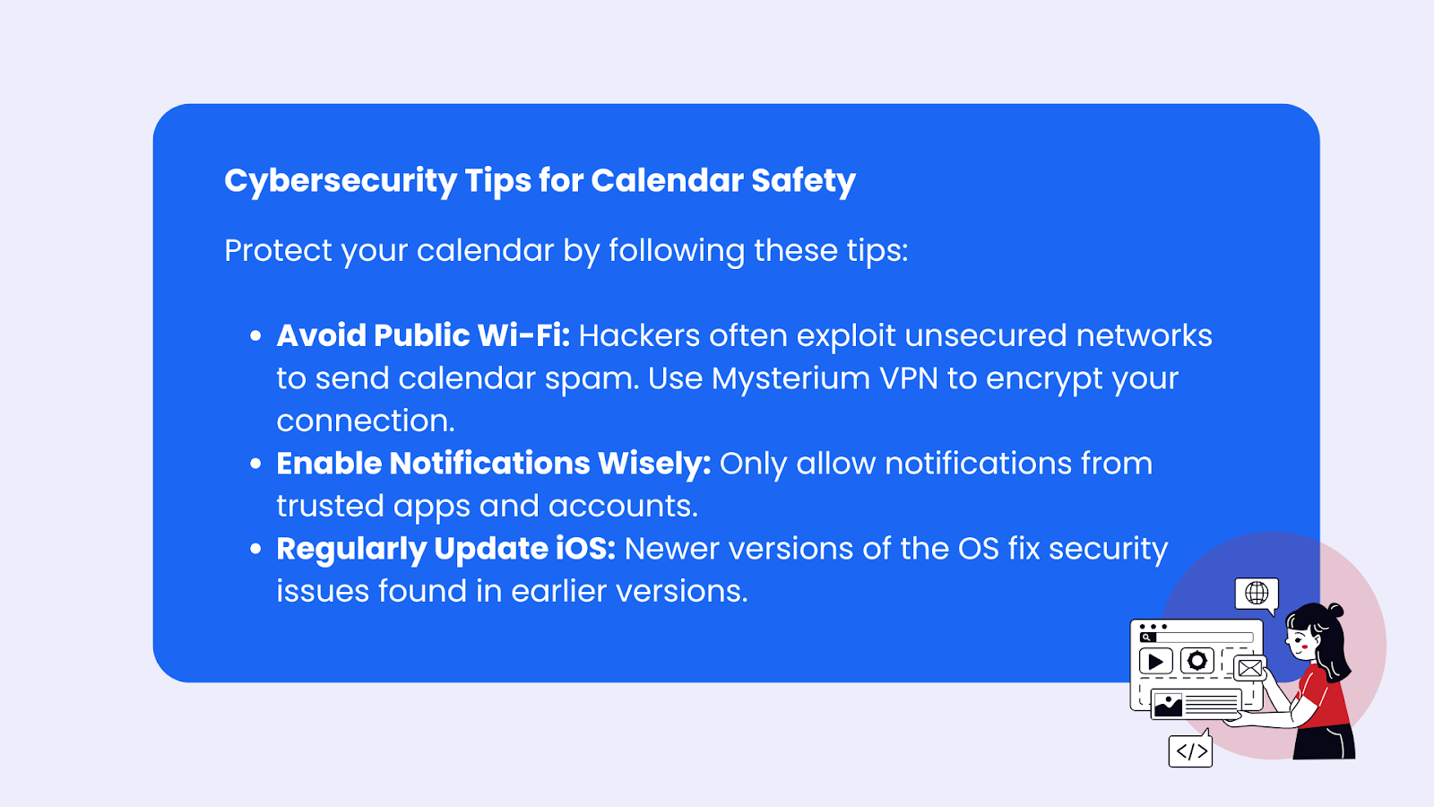iphone calendar app virus junk