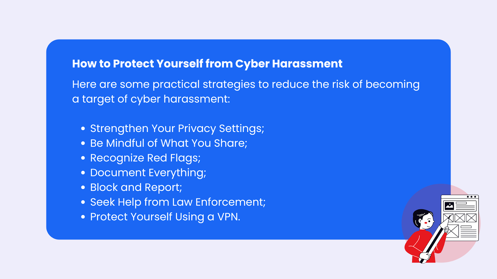how to deal with cyber harassment