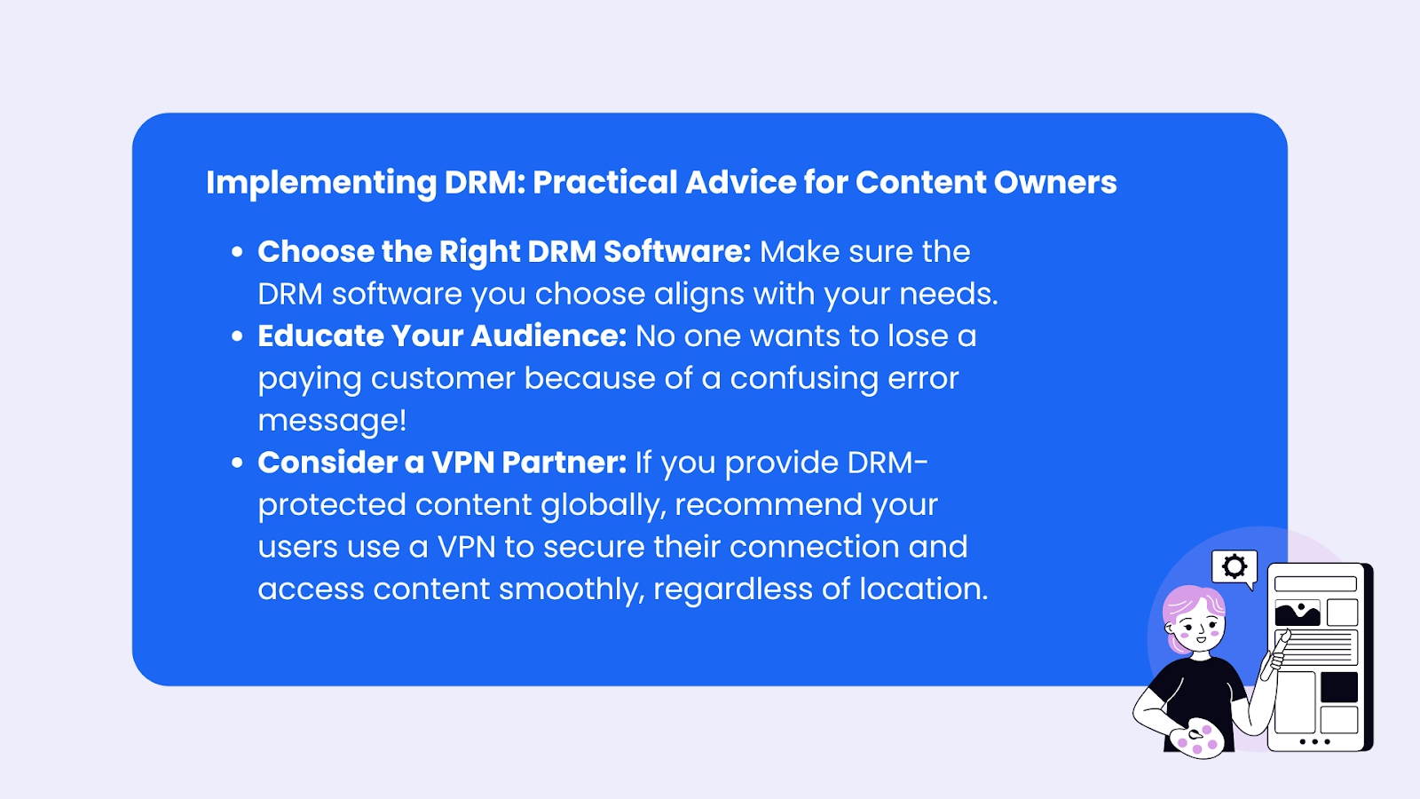 Implementing DRM Solution