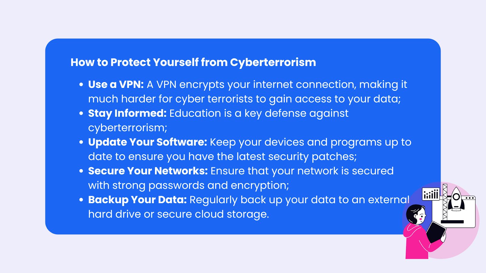 how to protect against cyber terrorism