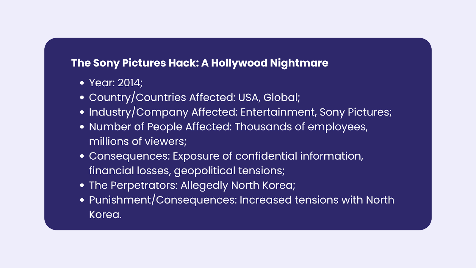 Hackers Stole Movie