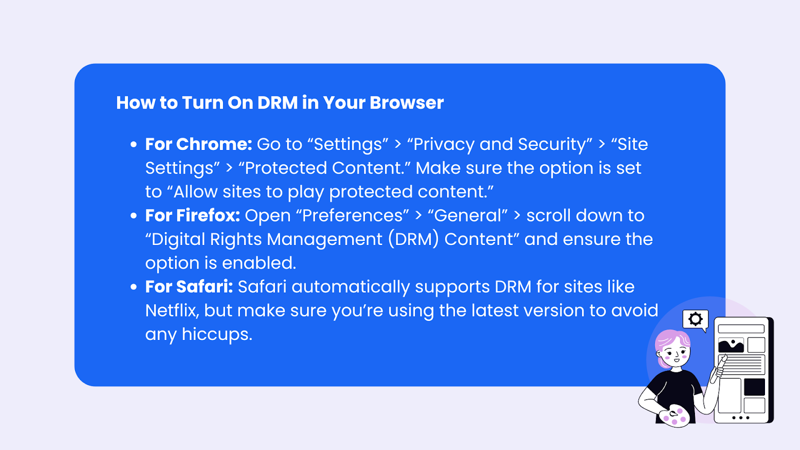 Enable DRM Software
