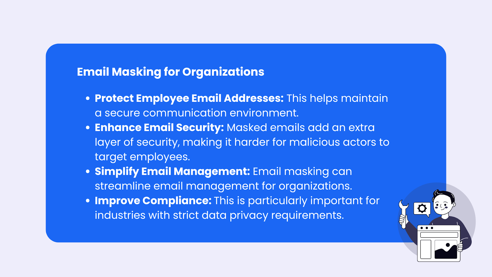 masked email addresses for business