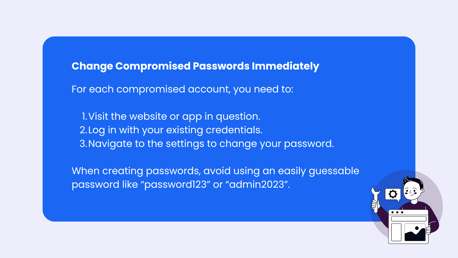 change your password iphone