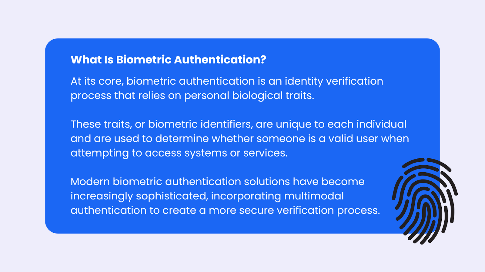 What is Biometric Authentication