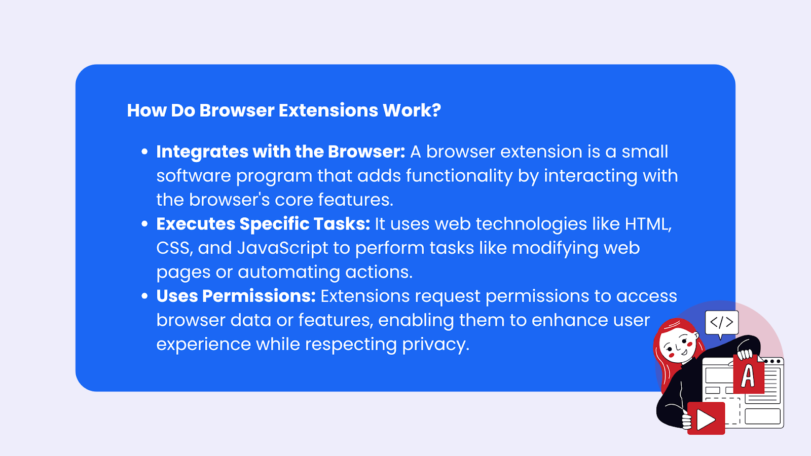 how do browser extensions work