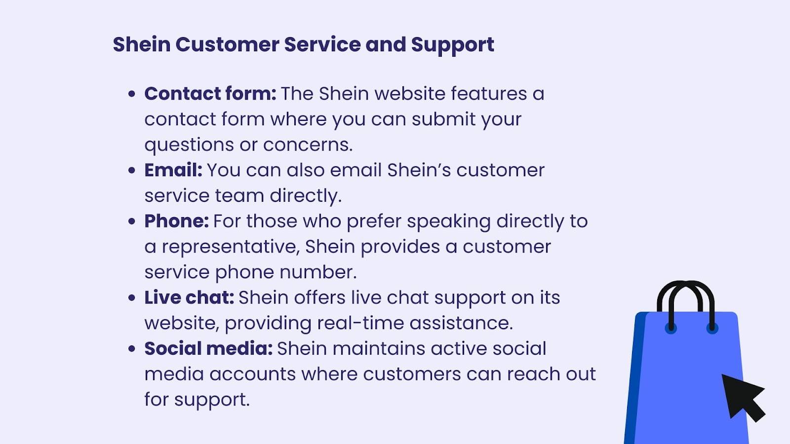 shein app customer support