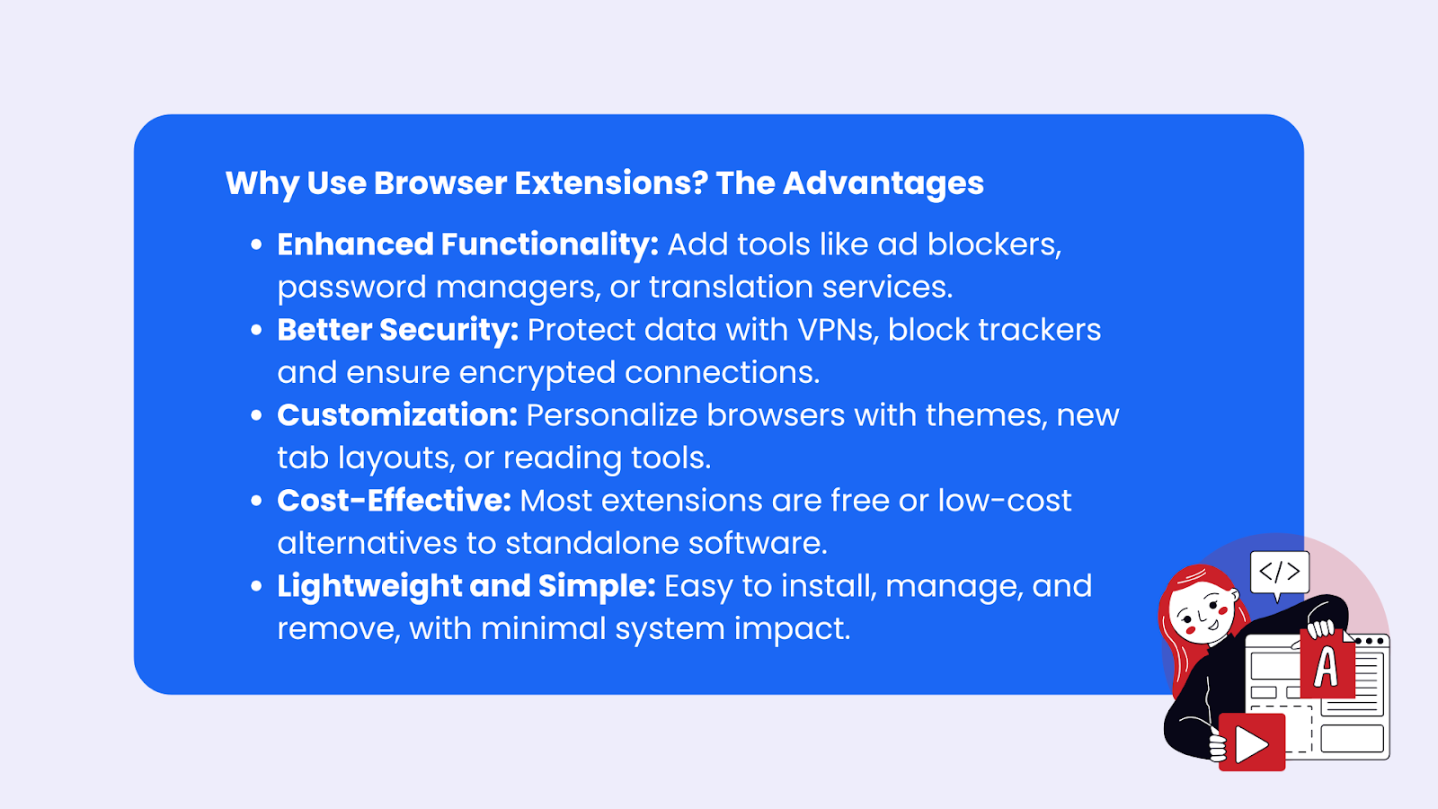 benefits of browser extensions