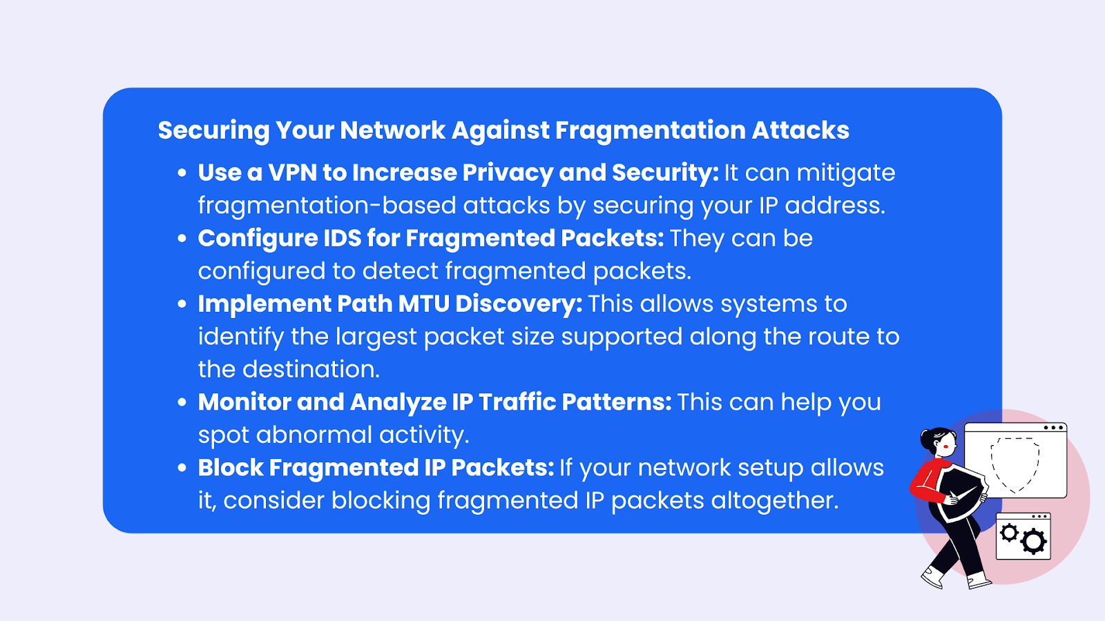 how to prevent ip fragmentation attack