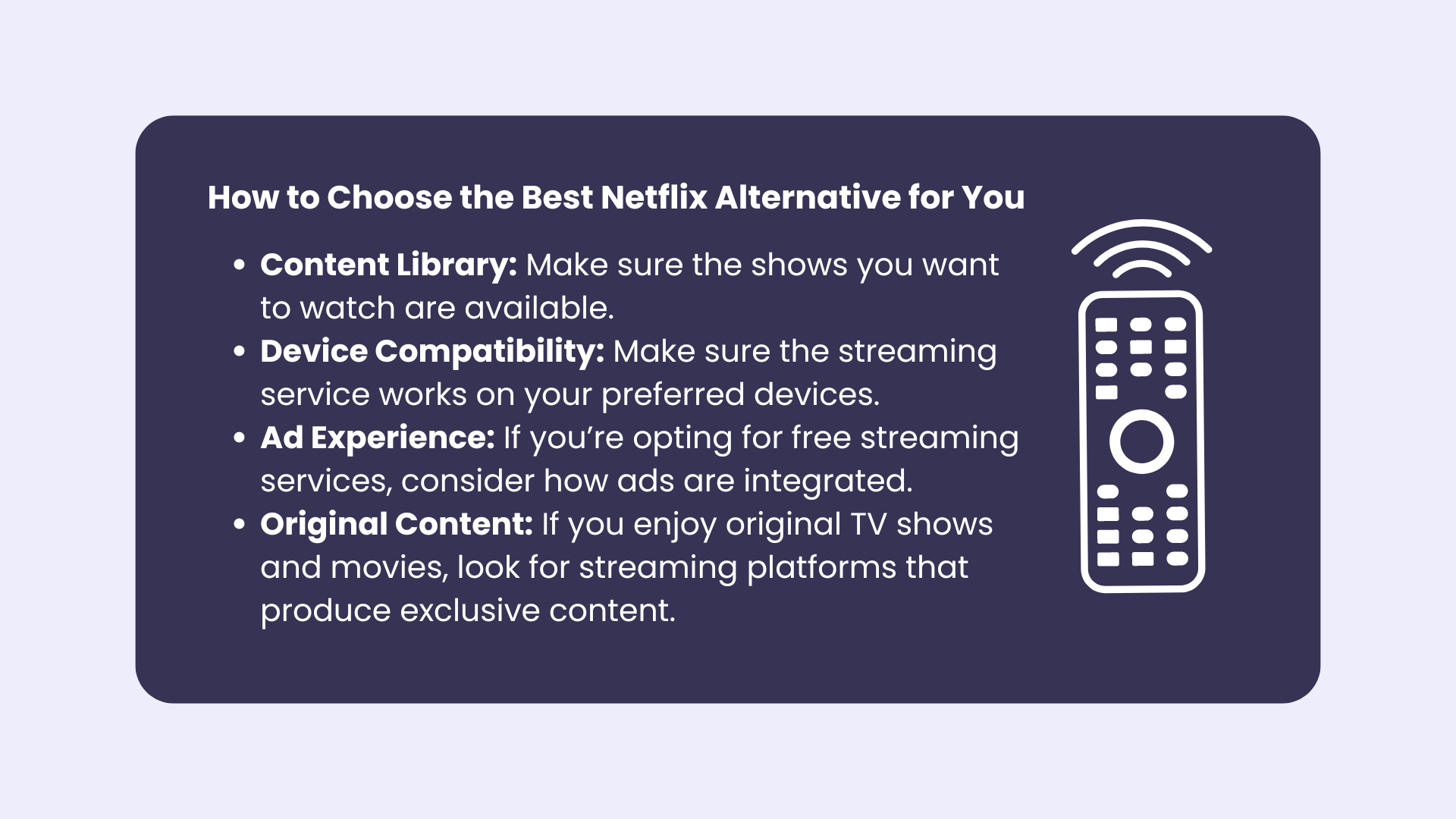 Best Netflix Alternatives