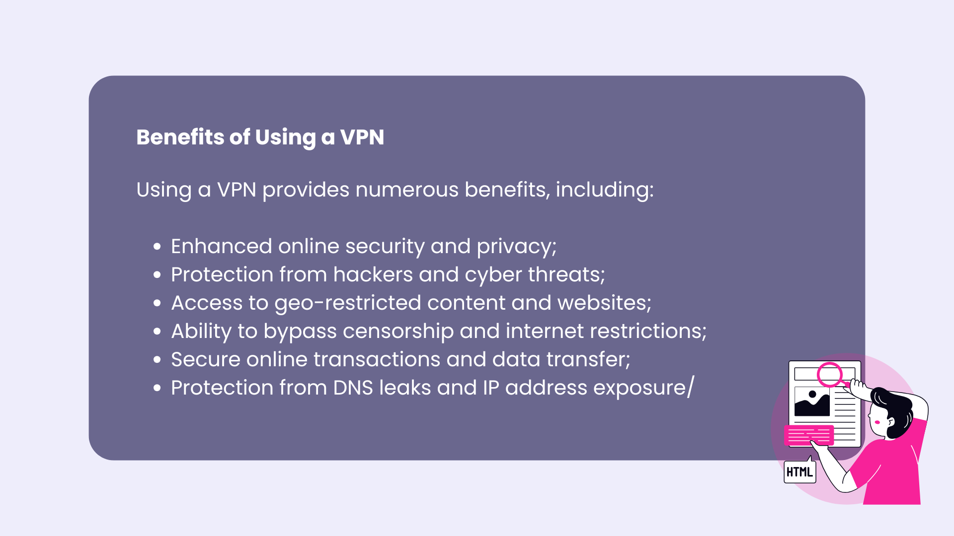 benefits of using a vpn