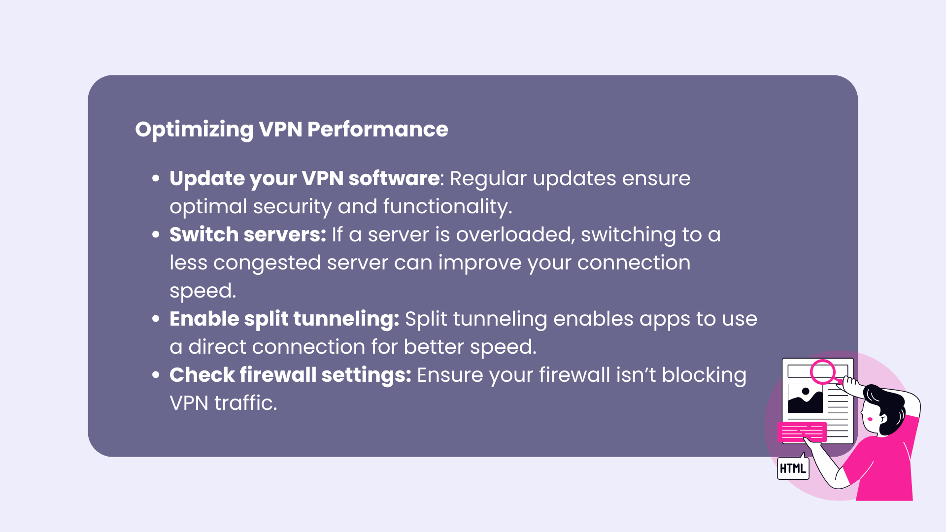how to improve vpn performance