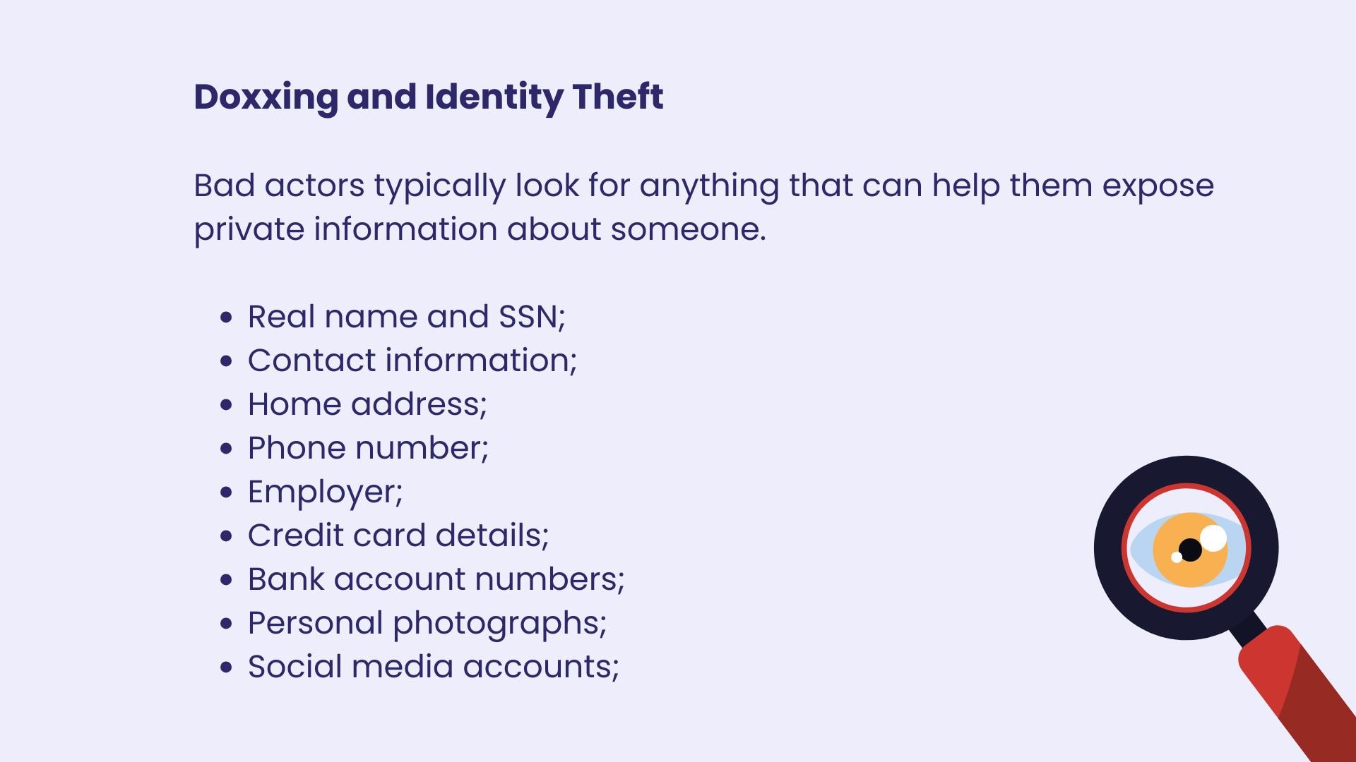doxxing identity theft