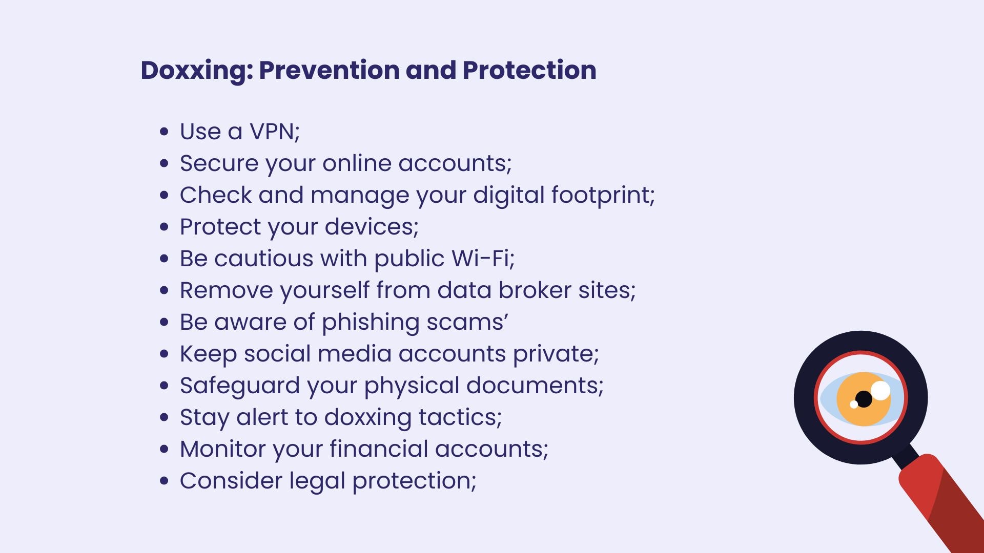 doxxing prevention