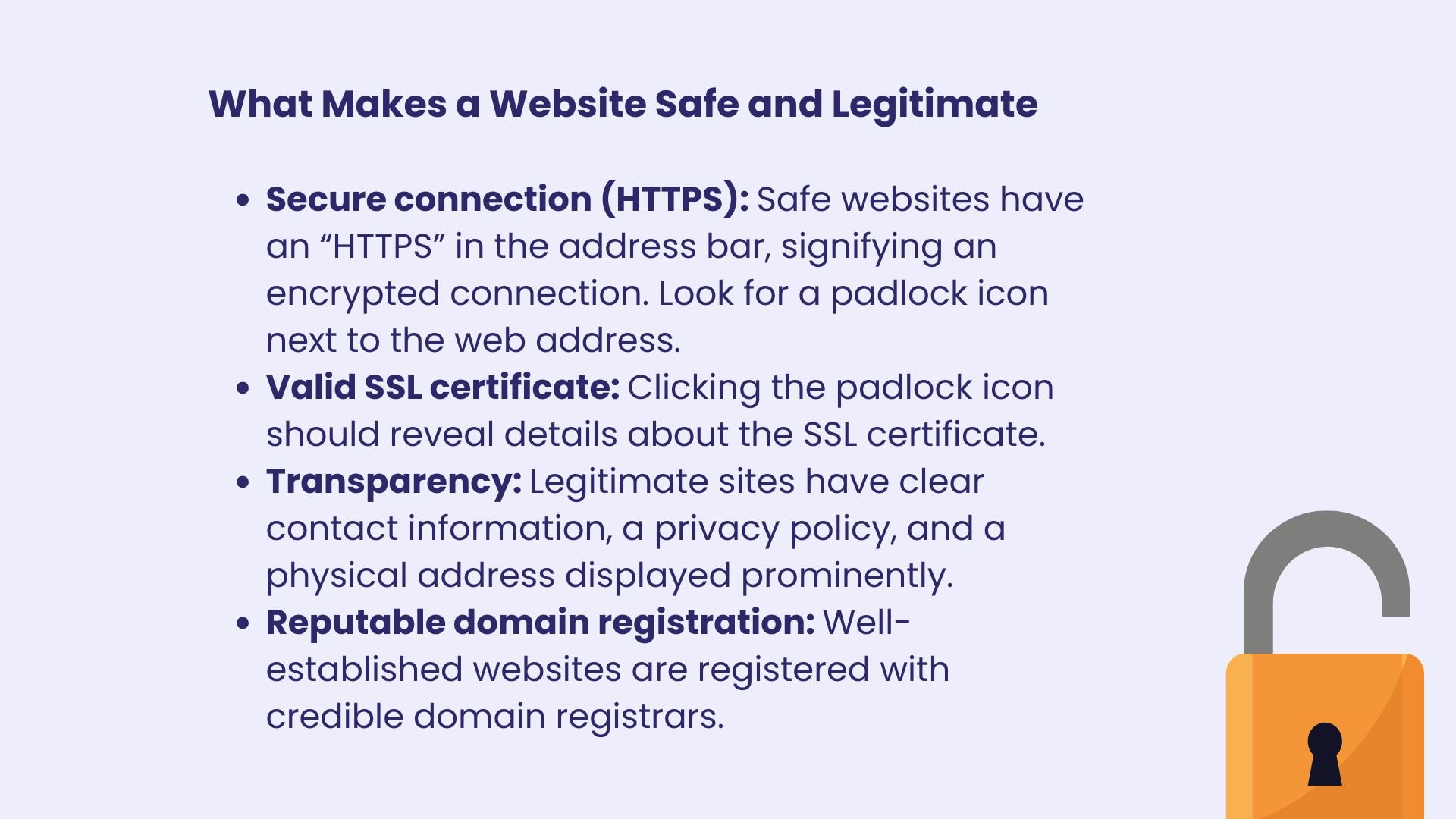 how to tell if website is safe?