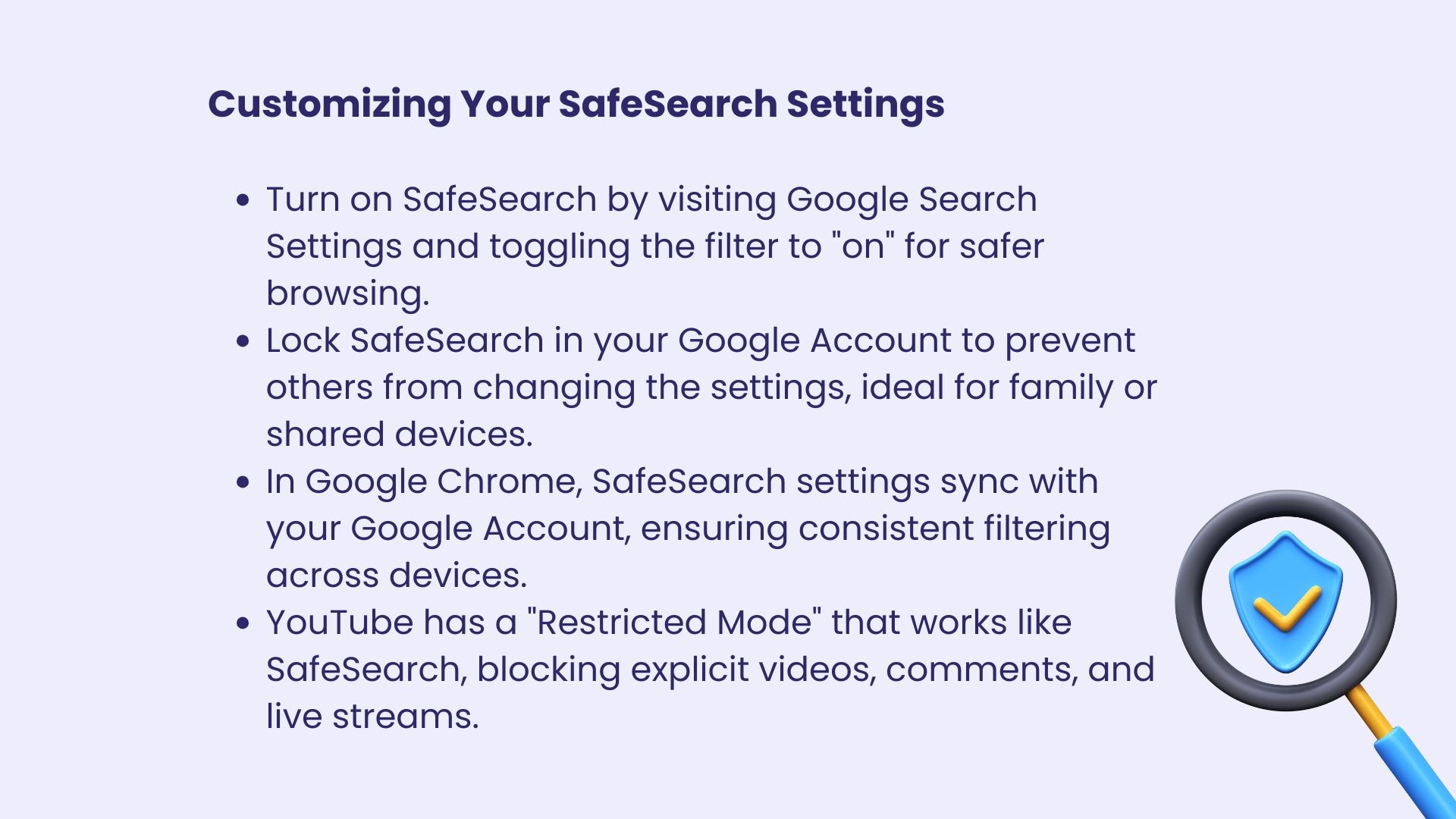 change safesearch settings