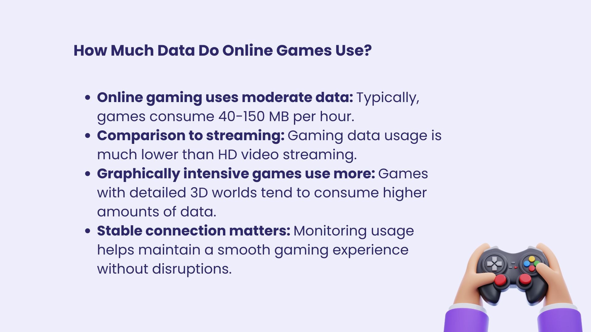 minimum speed requirements for playing games
