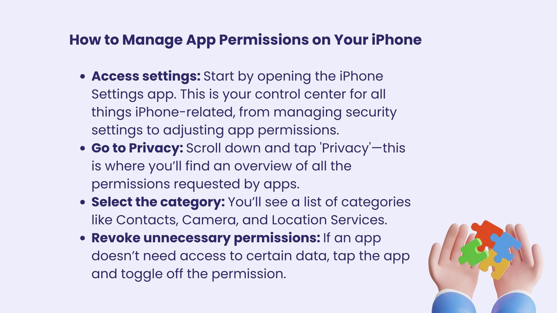 how to manage app permissions