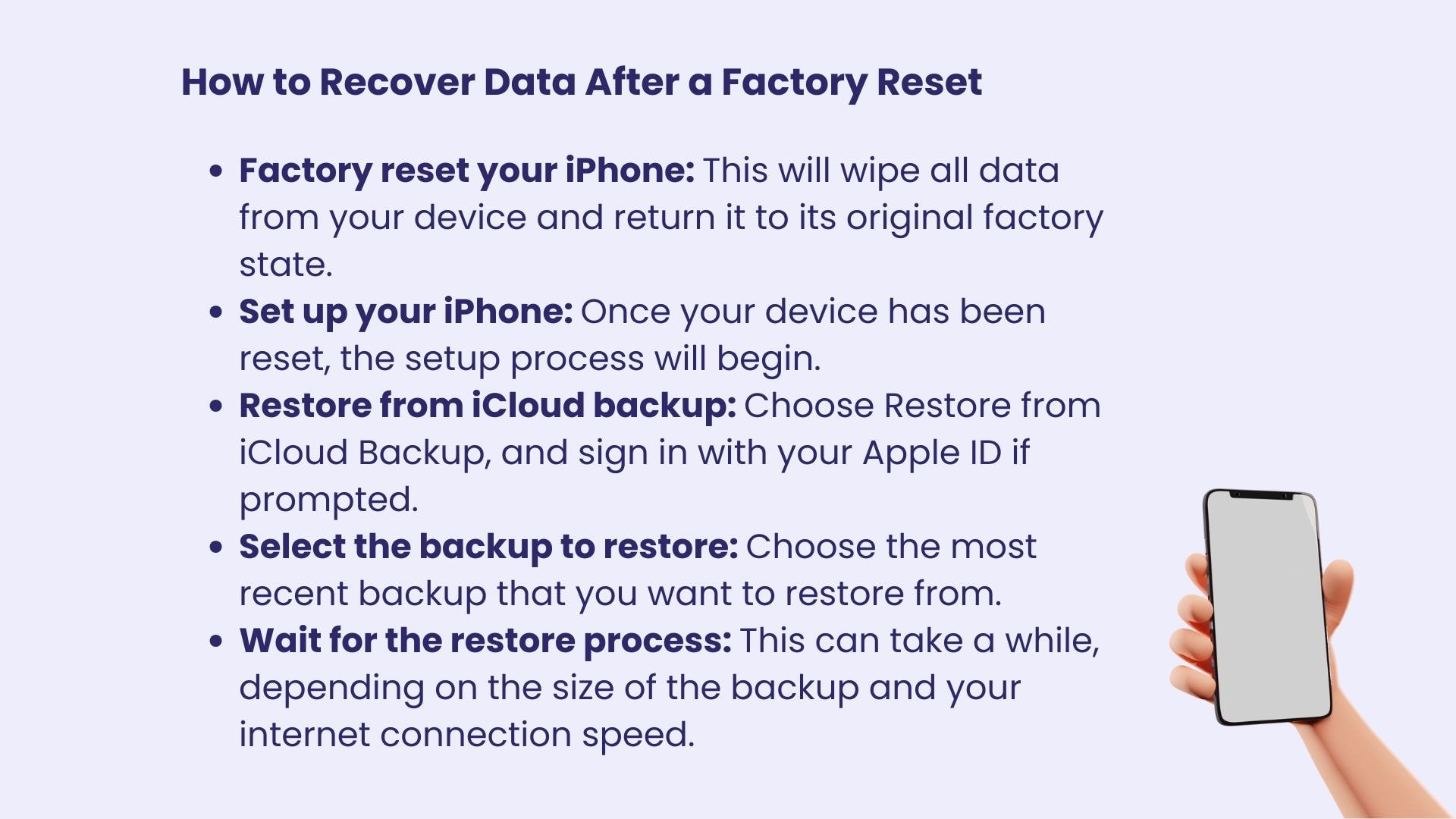 how to recover data after factory reset