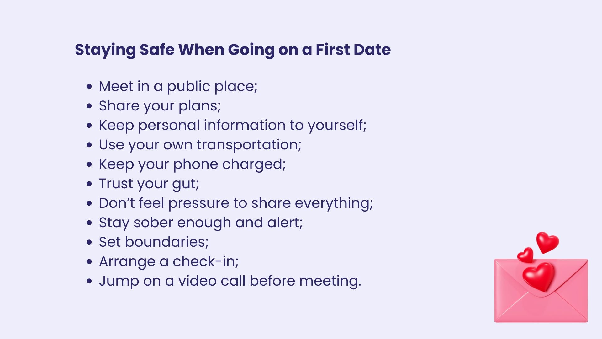 first date safety tips