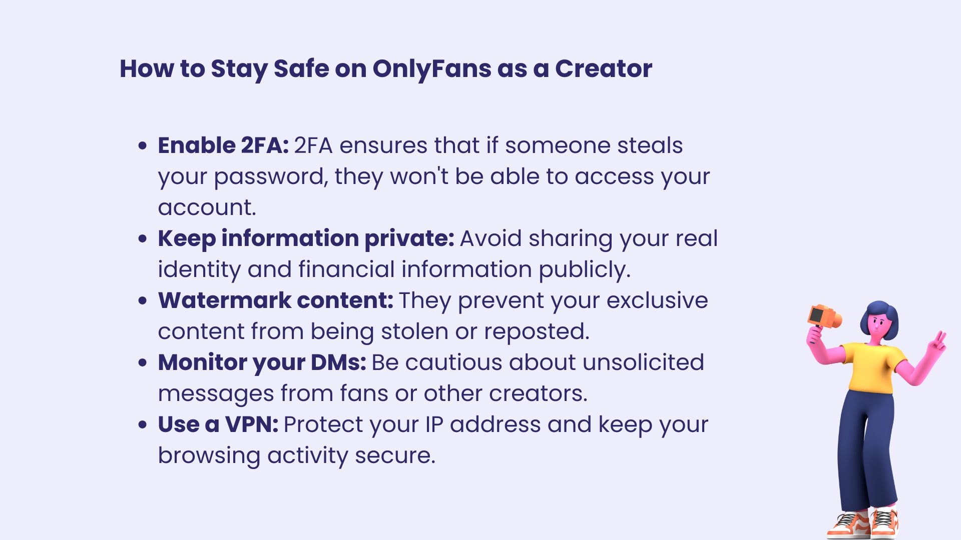 safety tips for onlyfans creators