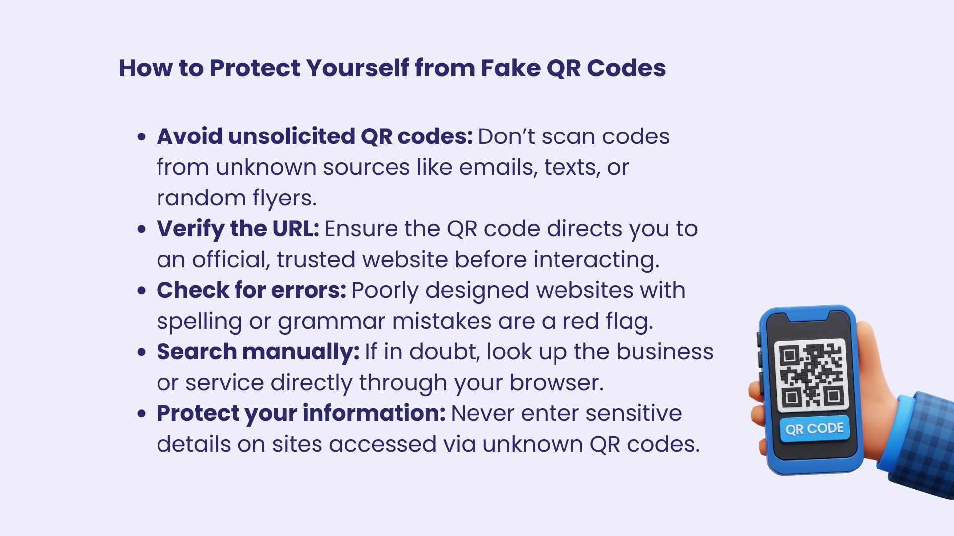 how to prevent qr code fraud