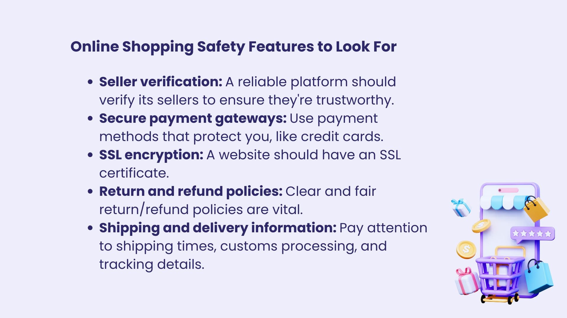 online shopping safety measures