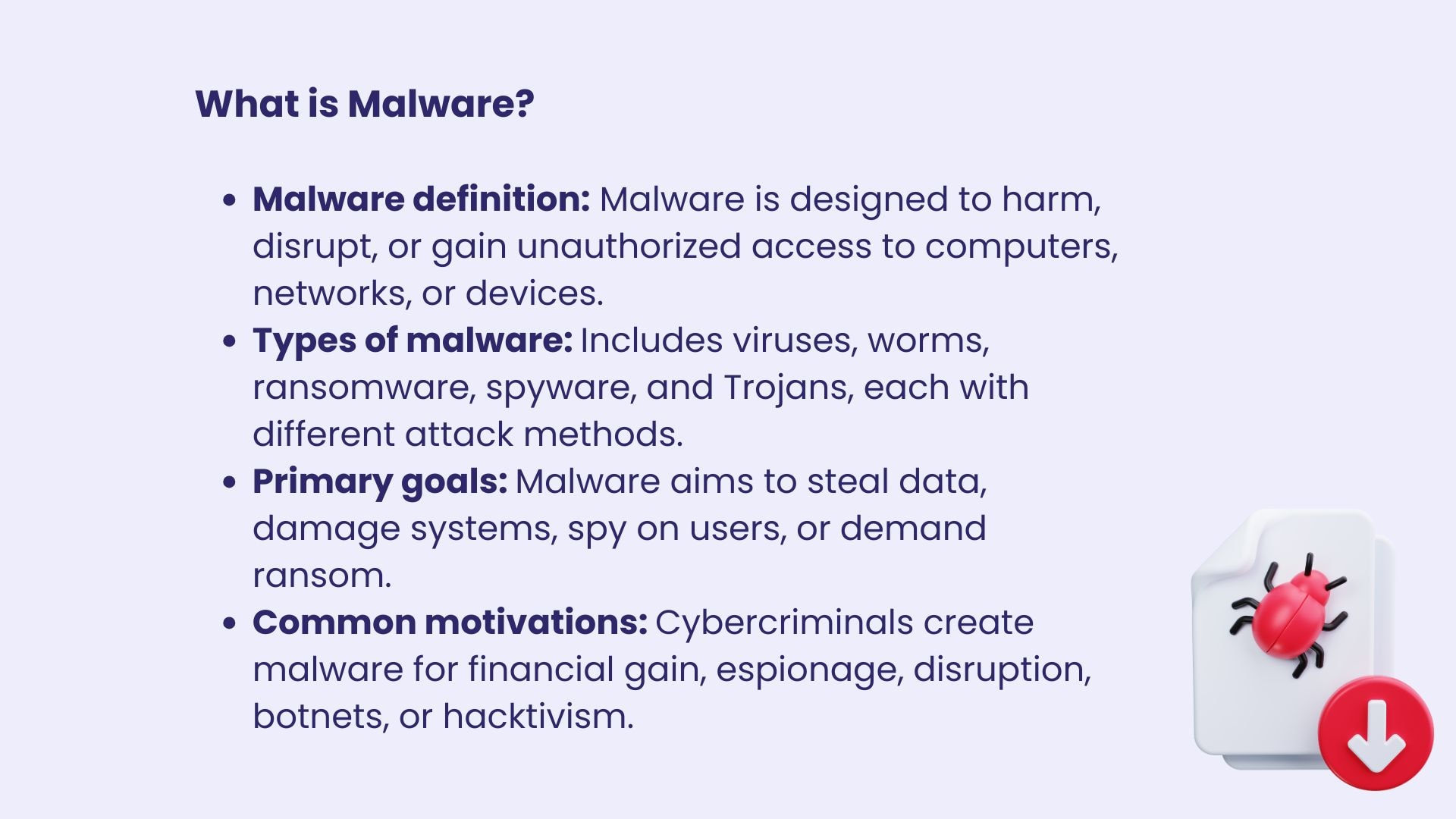 what is malicious software
