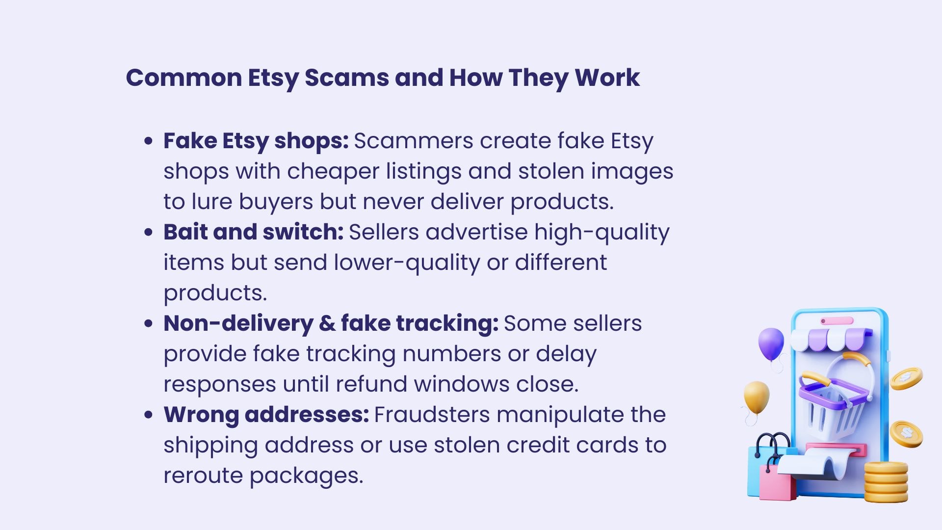 common etsy scams
