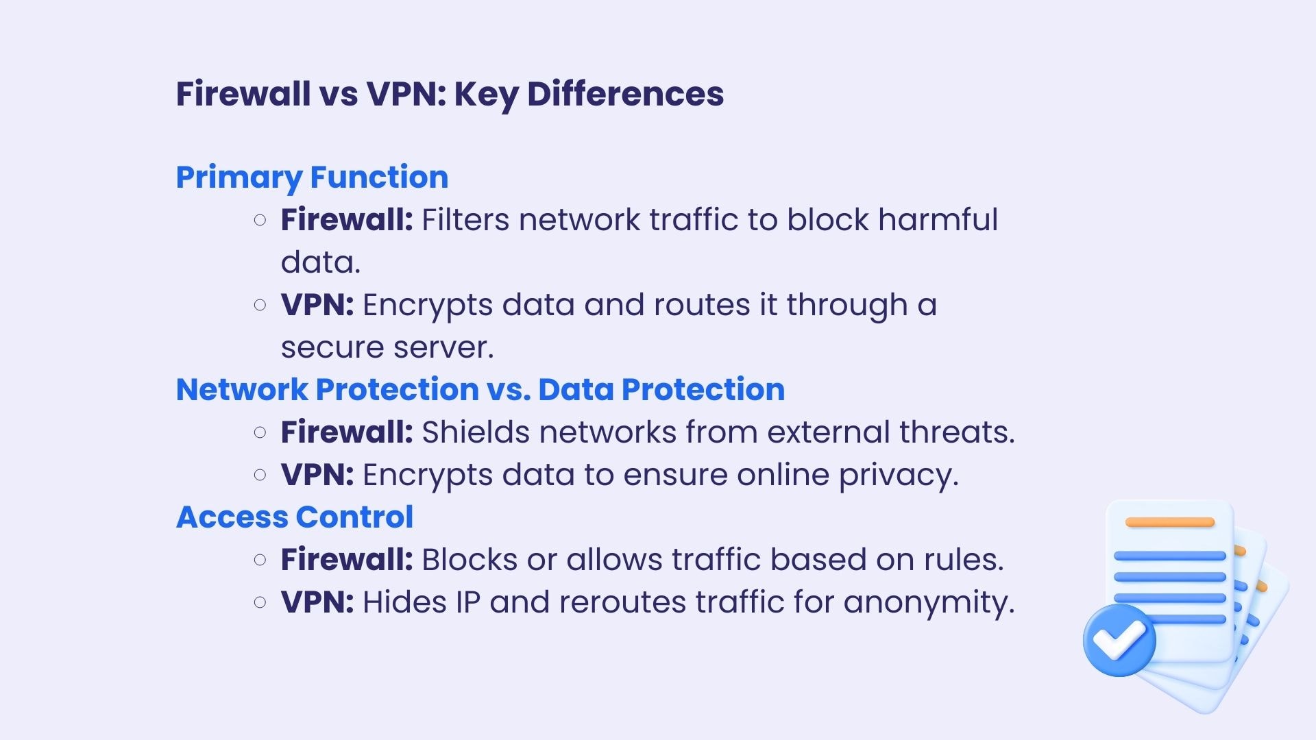 vpns and firewalls differences