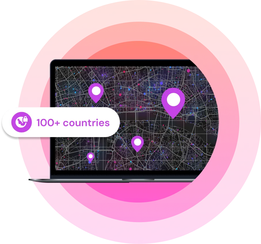 Mysterium VPN offers over 100 countries