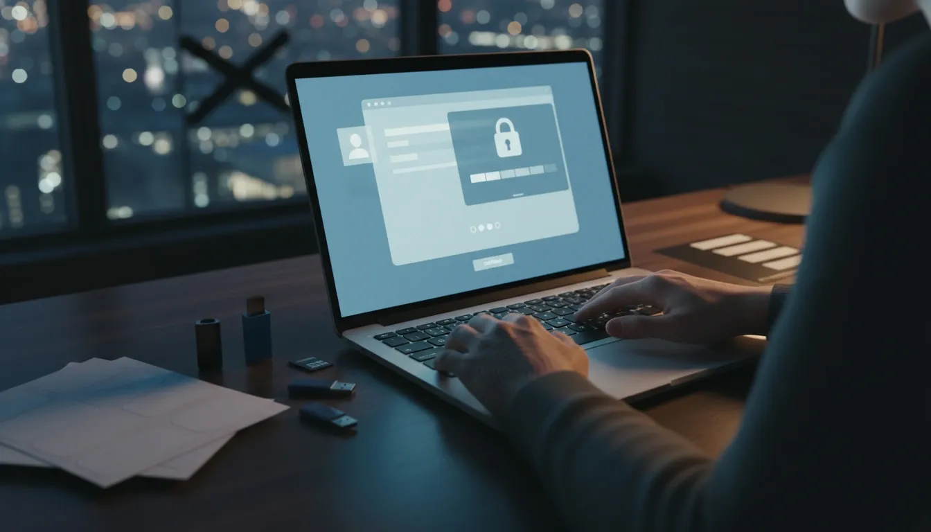 A person who just boot up a new OS on their laptop if face with an age verification pop up before they can even set up their computer