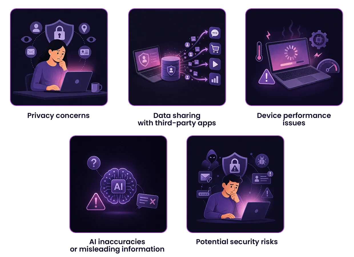 An illustration showing different reasons to disable Gemini